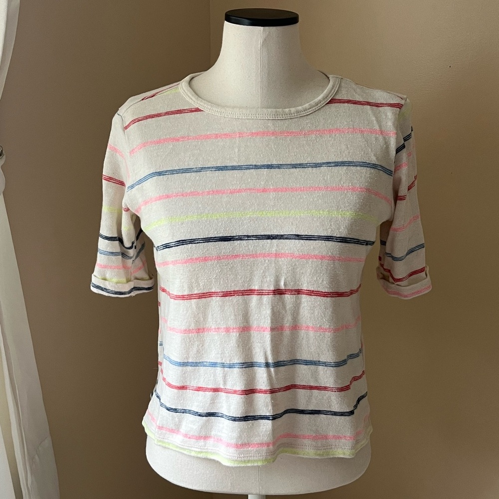 GUC Postmark XS Striped Swing Tee, by Anthropologie